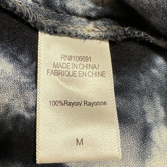 🎉😀CLEARANCE SALE!!😀🎉YOUNG FABULOUS & BROKE Tie Dye Flutter Sleeve Top - Picture 5 of 8